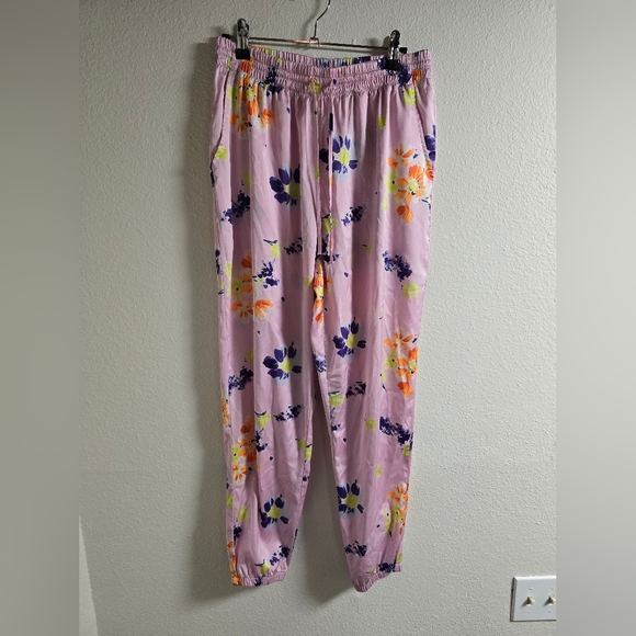 Savage X Fenty Pants - Savage X Fenty Pink Floral Joggers